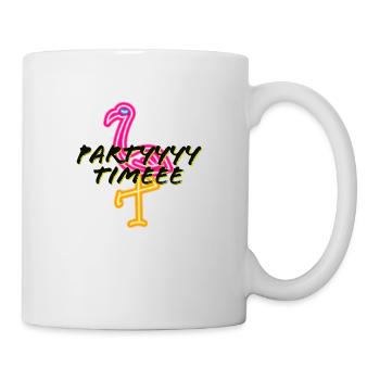 Party time - Tasse - Weiß - Rechts