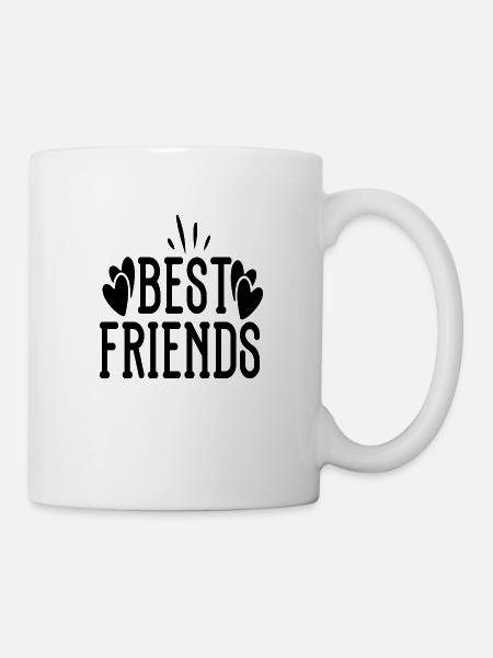 Best Friends - Tasse - Weiß