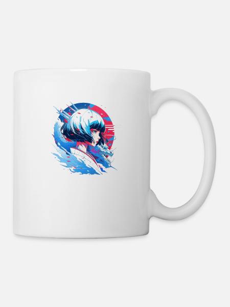 Girl with Dragon - Nami - Tasse - Weiß