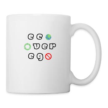 Eco sur l’ego - Mug blanc - blanc - Droite