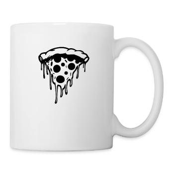 Pizza Fast Food Pizzeria - Tasse - Weiß - Rechts