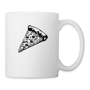 Pizza Fast Food Pizzeria - Tasse - Weiß - Rechts