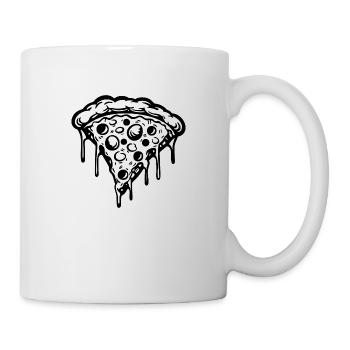 Pizza Fast Food Pizzeria - Tasse - Weiß - Rechts