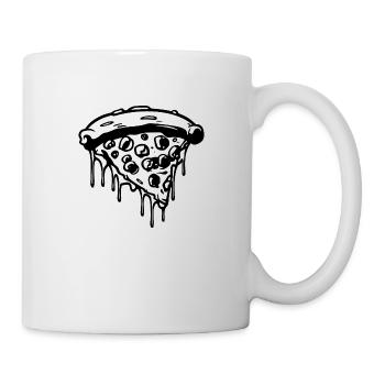 Pizza Fast Food Pizzeria - Tasse - Weiß - Rechts
