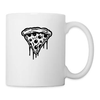 Pizza Fast Food Pizzeria - Tasse - Weiß - Rechts