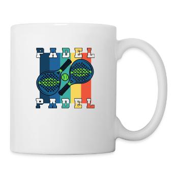 Padel Paddle Raquette Tennis Sport I Cadeau - Mug blanc - blanc - Droite