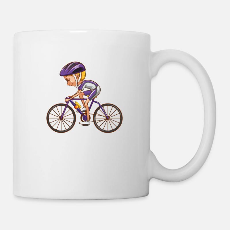Fahrrad - Tasse - Weiß