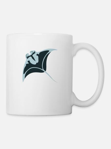 Meerestiere - Tasse - Weiß