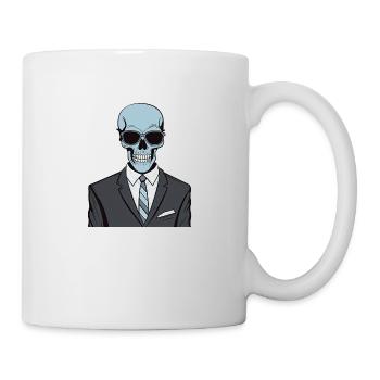 Sharp Dressed Skeleton - Mug - white - Right