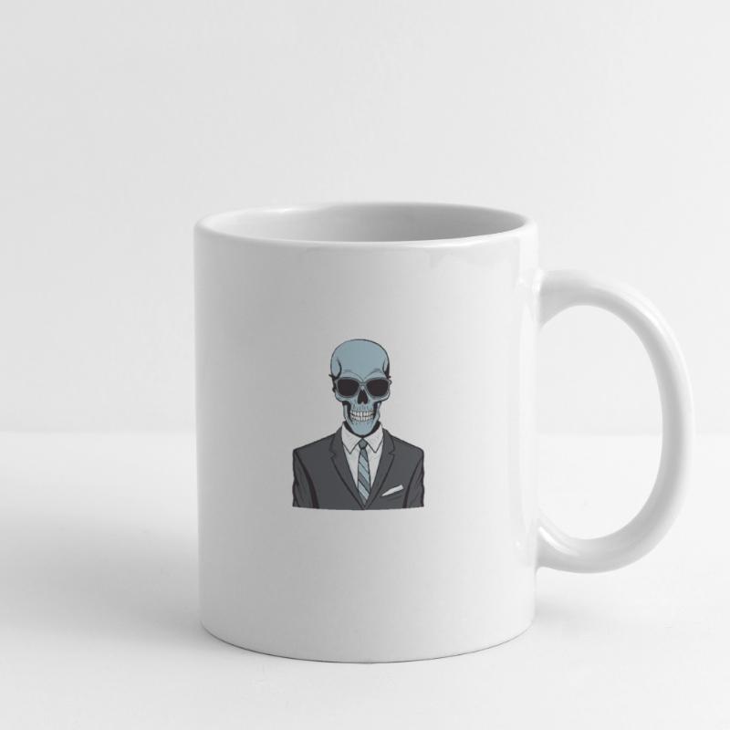 Sharp Dressed Skeleton Mug