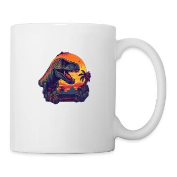 Mighty T Rex King - Mug - white - Right