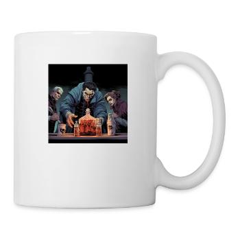 Comic style Vampire - Tasse - Weiß - Rechts