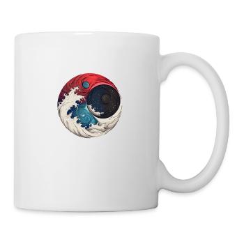 Ondes Terre-Planète - Mug blanc - blanc - Droite
