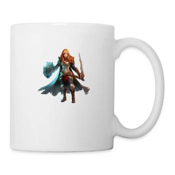 Female Warrior - Tasse - Weiß - Rechts