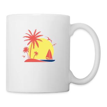 Sommer - Tasse - Weiß - Rechts