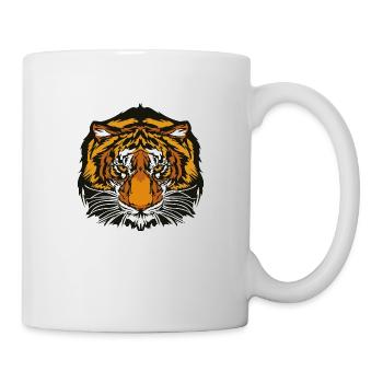 Wildtiere - Tasse - Weiß - Rechts