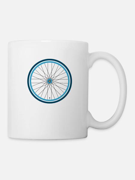 Fahrrad - Tasse - Weiß