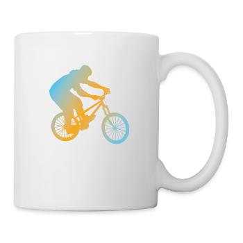 Fahrrad - Tasse - Weiß - Rechts