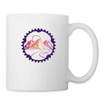 Fahrrad - Tasse - Weiß - Rechts
