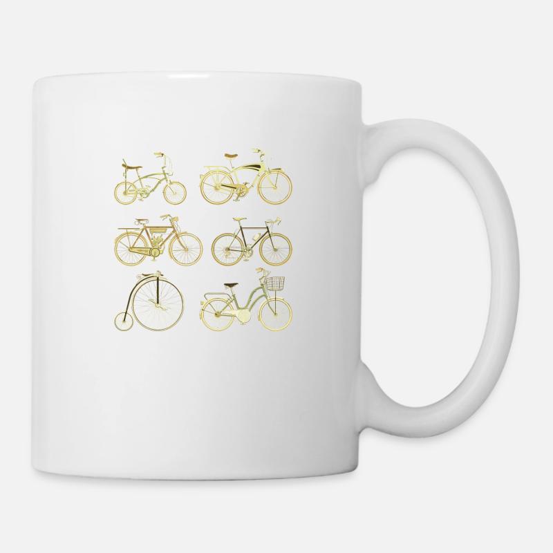 Fahrrad - Tasse - Weiß