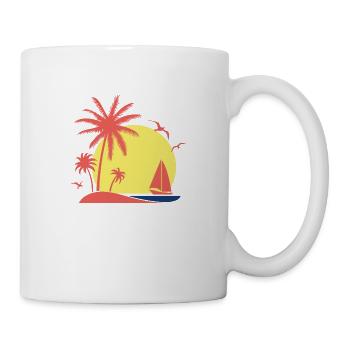 Sommer - Tasse - Weiß - Rechts