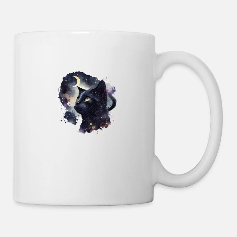 Chat mystique - Mug blanc - blanc