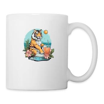 Koli the tiger reelax - Mug - white - Right