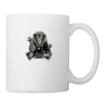 Dilo der Löwe Deejay - Tasse - Weiß - Rechts