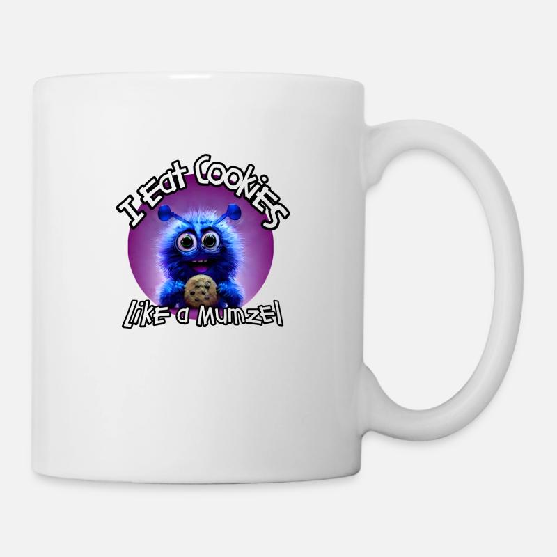 I eat cookies like a Mumzel - Mug - white