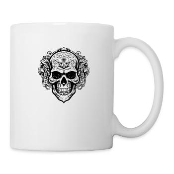 Skeleton Costume Bones Halloween Horror - Mug - white - Right