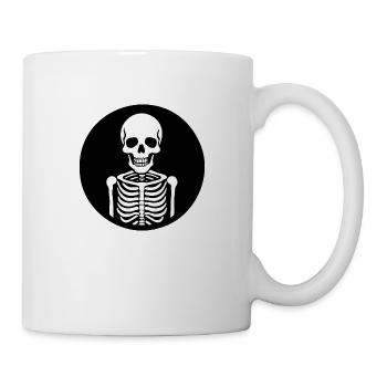 Skeleton Costume Bones Halloween Horror - Mug - white - Right