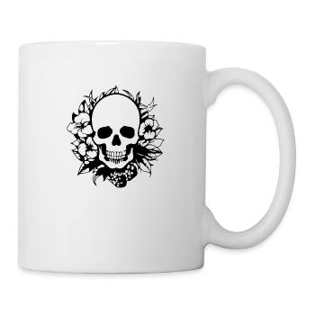 Skeleton Costume Bones Halloween Horror - Mug - white - Right