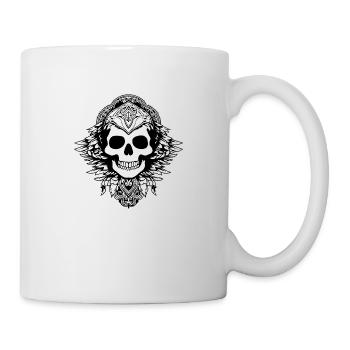 Skeleton Costume Bones Halloween Horror - Mug - white - Right
