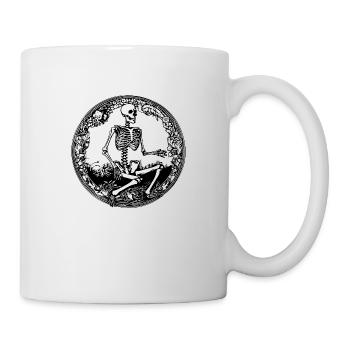Skeleton Costume Bones Halloween Horror - Mug - white - Right