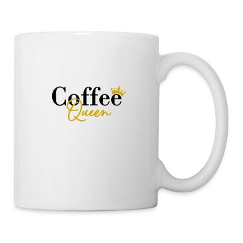 Coffee Queen - Tasse - Weiß - Rechts