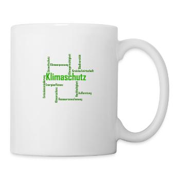 Klimaschutz - Tasse - Weiß - Rechts