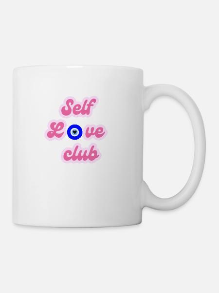 Self love club - Mug blanc - blanc