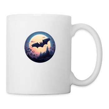 Bat Full Moon - Mug - white - Right