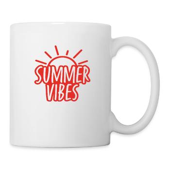 Summer Vibes - Tasse - Weiß - Rechts
