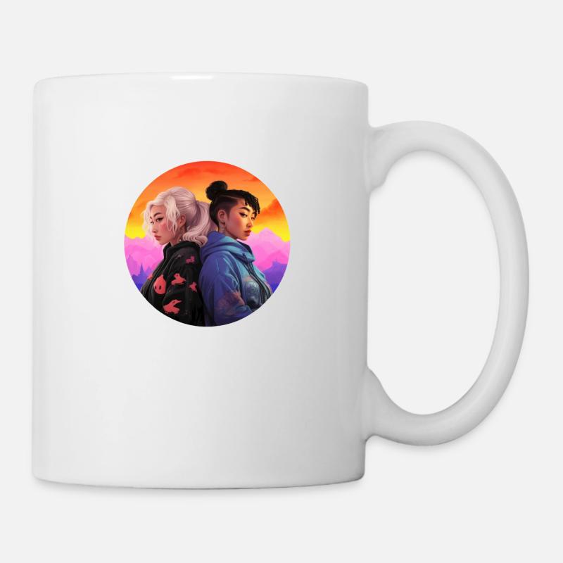 LGBTQAI+ Zwei Menschen - Tasse - Weiß