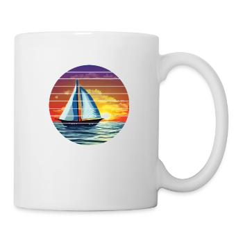 Sailing Sailboat Sailing Sailing Sailing Ship - Mug - white - Right