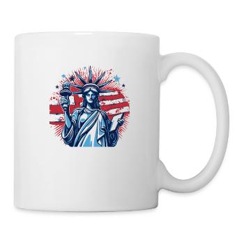 Statue of Liberty illustration - Mug - white - Right