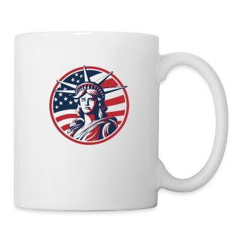 Statue of Liberty illustration - Mug - white - Right
