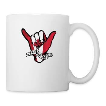 Canada Shaka - Tasse - Weiß - Rechts