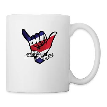 Costa Rica Shaka - Tasse - Weiß - Rechts