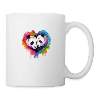 LGBTQIA+ Animal Love, Panda - Tasse - Weiß - Rechts