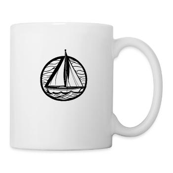 Sailing Sailor Sailing Ship Sailing Sailboat - Mug - white - Right