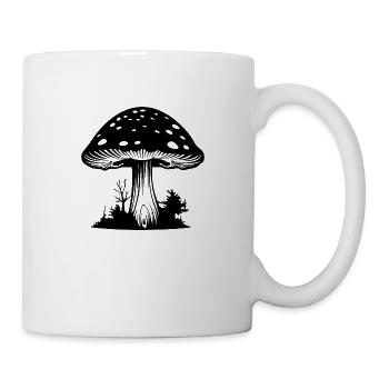 Pilz Pilzsammler Pilze Fungi - Tasse - Weiß - Rechts