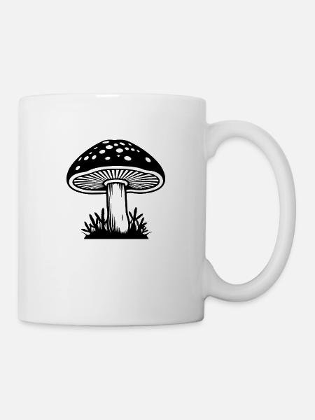 Pilz Pilzsammler Pilze Fungi - Tasse - Weiß