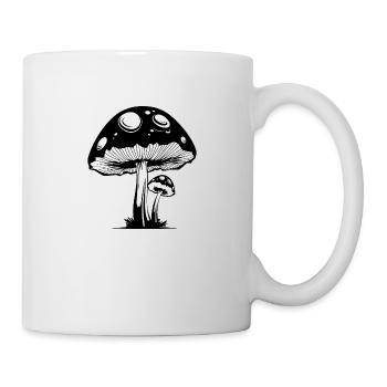 Pilz Pilzsammler Pilze Fungi - Tasse - Weiß - Rechts